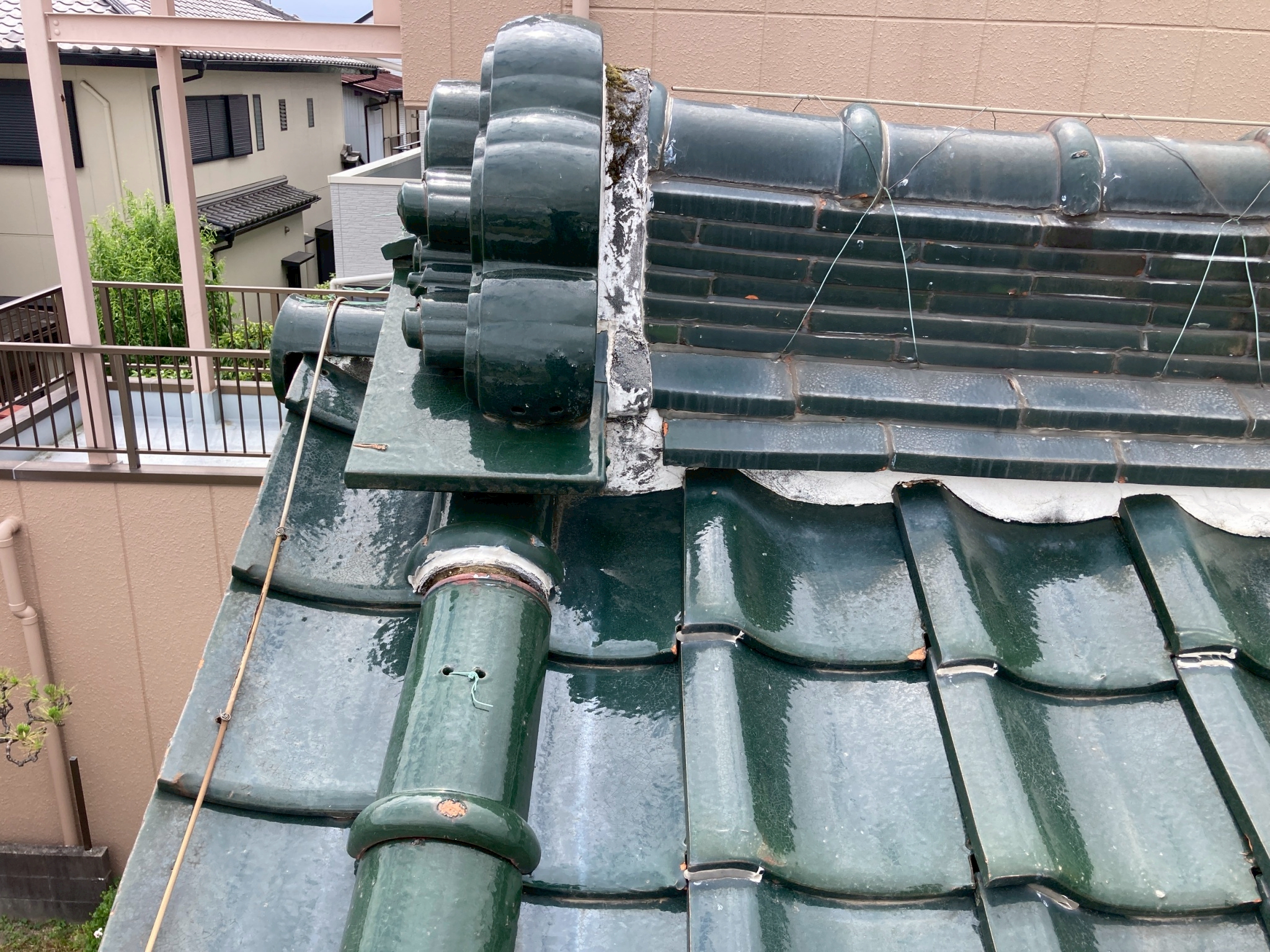 棟の端部の状況